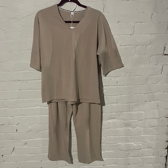 Other - Tan Top and Pants L